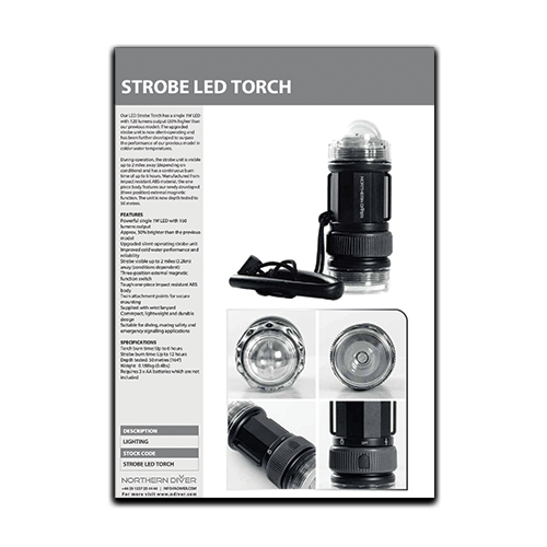 Strobe LED Torch Datasheet